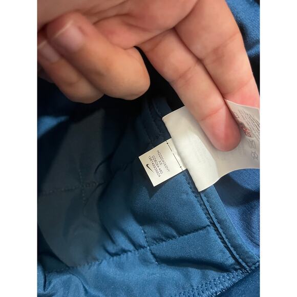 NIKE Therma-FIT Synthetic-Fill Running Puffer Vest Womens Size XS Blue Golf - Picture 6 of 9